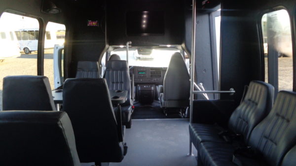 Interior back to front