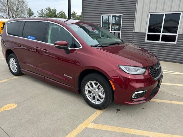 Passenger side angled