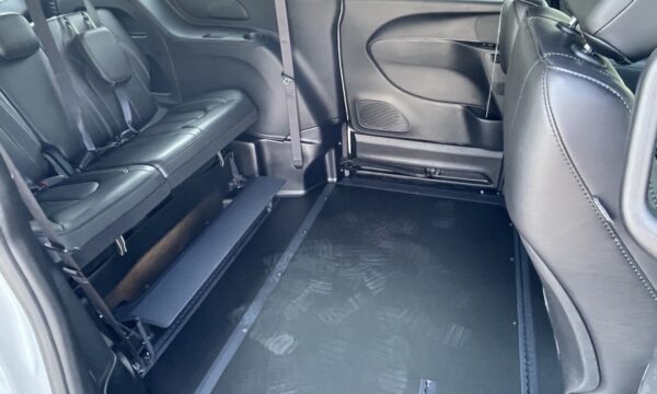 IMG_0401 SUV interior with rear seats folded to form a flat cargo loading floor